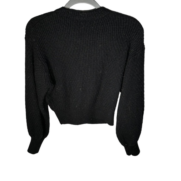 & Other Stories Yak Hair Blend Cardigan Sweater Size XS Black - Picture 2 of 10